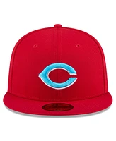 New Era Men's Red Cincinnati Reds 2024 Father's Day 59FIFTY Fitted Hat