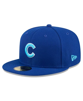 New Era Men's Royal Chicago Cubs 2024 Father's Day 59FIFTY Fitted Hat