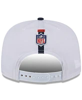 New Era Men's White/Navy Chicago Bears 2024 Nfl Training Camp Golfer Snapback Hat