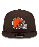 New Era Men's Brown Cleveland Browns Basic 9FIFTY Snapback Hat