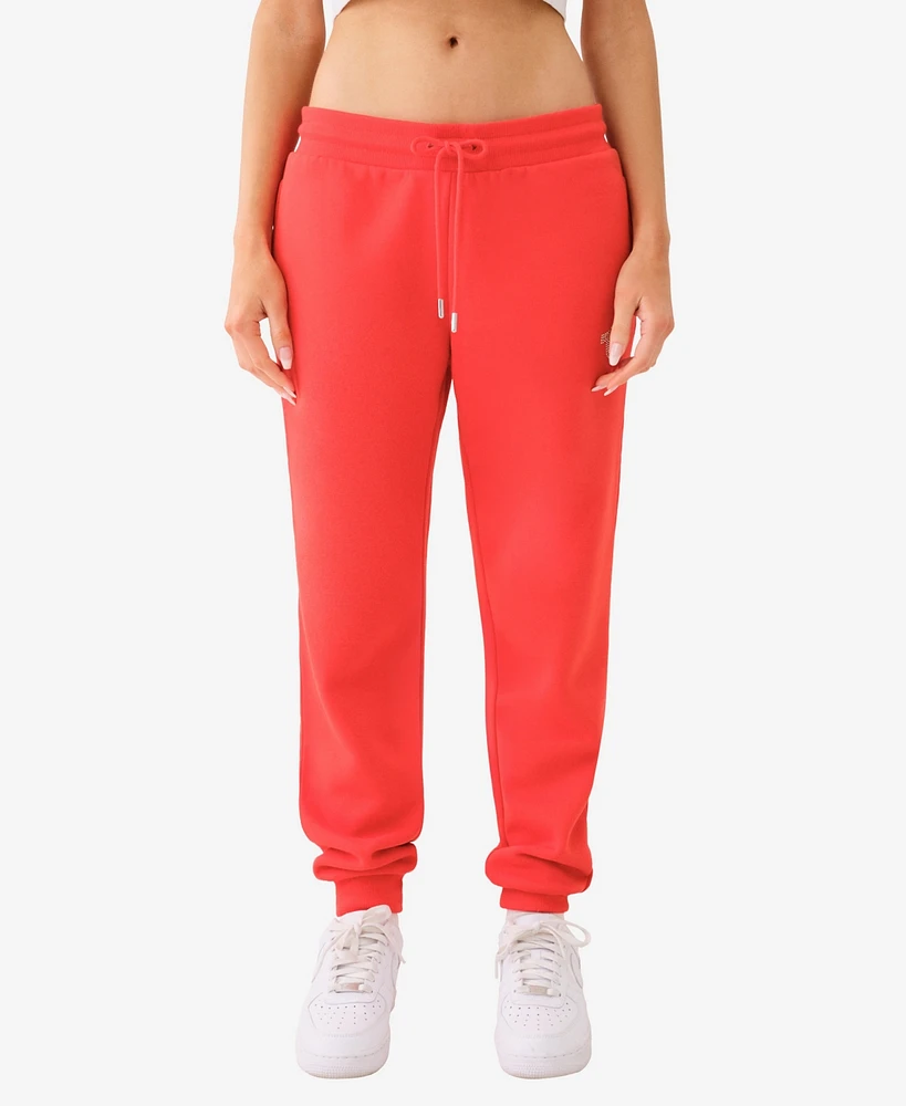 True Religion Women's Crystal Classic Jogger