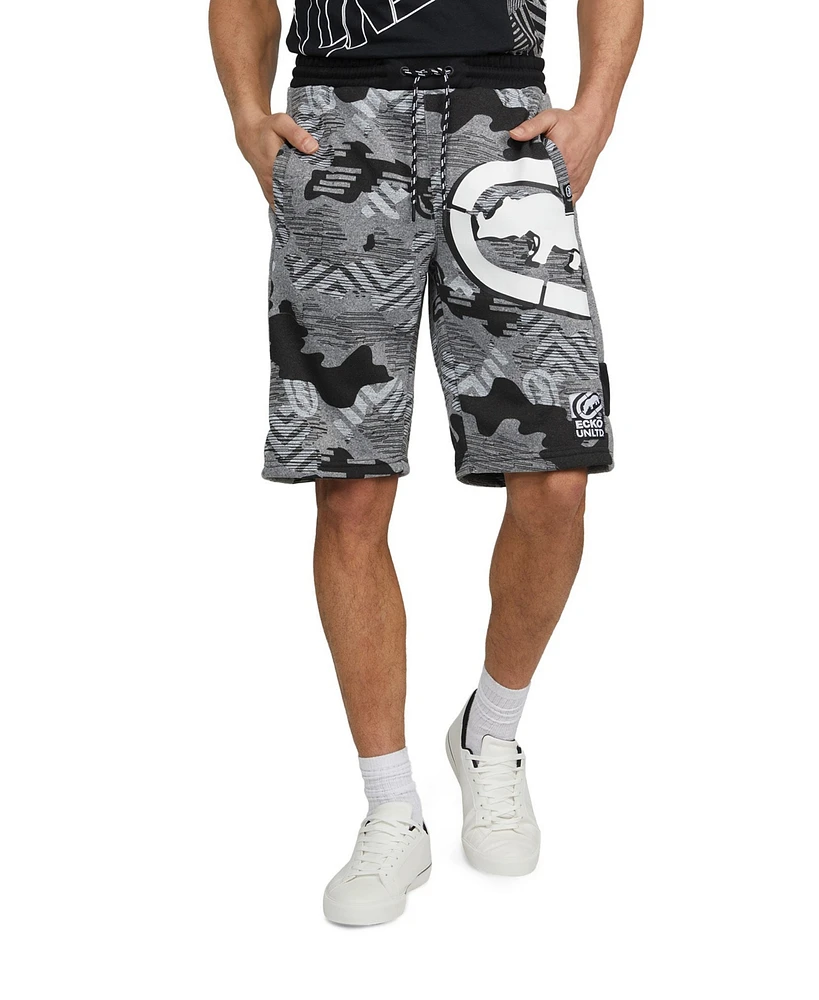 Ecko Unltd. Men's Mixed Up Fleece Short