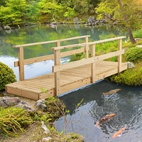Stunning Wooden Garden Bridge Safety & Serenity for Your Outdoor Oasis