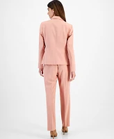 Le Suit Women's Notch-Collar One-Button Pantsuit, Regular & Petite Sizes