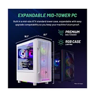 Skytech Gaming Skytech Archangel Gaming Pc, Intel i5 12400F, Rtx 4060 Ti, 1TB Nvme, 16GB Ram, Win 11 Home, Rgb Keyboard and Rgb Mouse Included