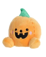 Aurora Mini Carver Jack O' Lantern Palm Pals Spooky Plush Toy Orange 4.5"