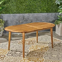 Acacia Wood Outdoor Dining Table - Seats 4