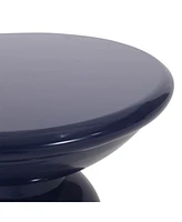 Modern Pedestal Side Table Set Sophisticated Flair
