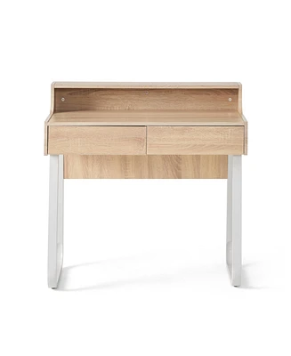 Streamdale Furniture Seanan Oak Office Desk Style, Functionality, and Ample Storage