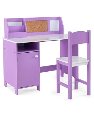 Slickblue Kids Table and Chair Set for Arts Crafts Homework Home School