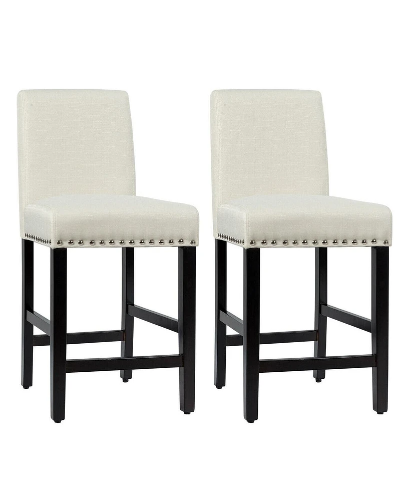 Slickblue Kitchen Chairs with Rubber Wood Legs