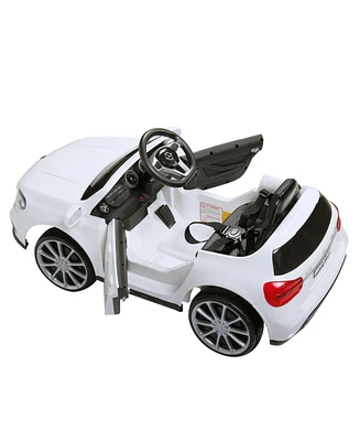 Simplie Fun Premium Kids Ride-On Car with Parental Remote Control (White)