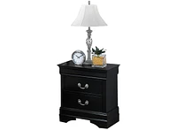 Simplie Fun Elegant Louis Philip Nightstand with Ample Storage