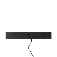 Floating Tv Stand, Wall Mounted Tv Shelf with Led Lights & Power Outlet
