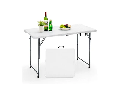 Slickblue 3-Level Height Adjustable Folding Table