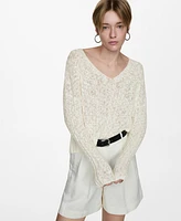 Mango Women's Long-Sleeve Knitted Sweater