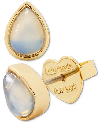 kate spade new york Gold-Tone Bubbly Bezel Stud Earrings