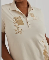 Lauren Ralph Lauren Plus Size Embroidered Polo Shirt