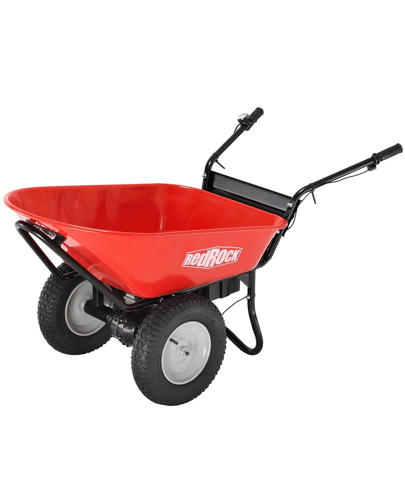 Streamdale Furniture Electric Powered Wheelbarrow - 24V Dc, 330lbs Capacity