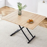 Streamdale Furniture Adjustable Height Foldable Table with Easy Assembly