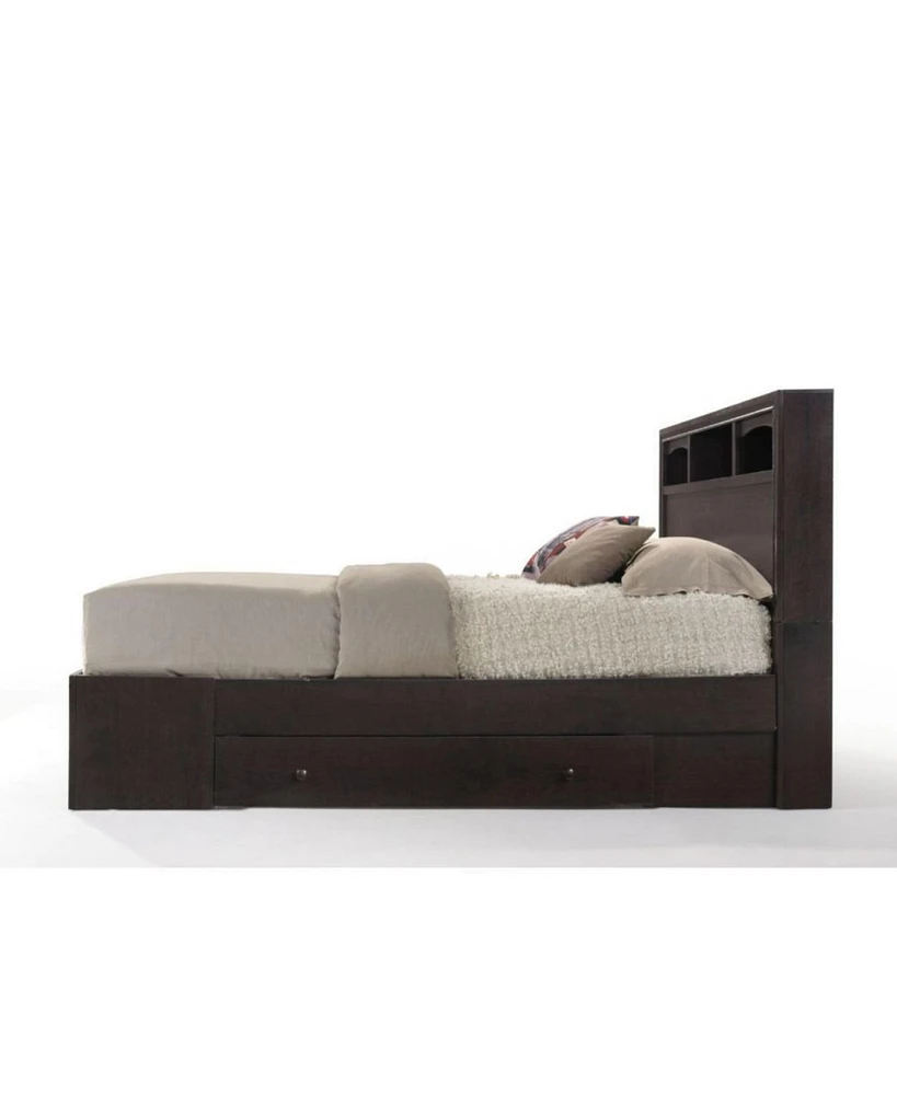 Simplie Fun Madison Ii Queen Bed In Espresso