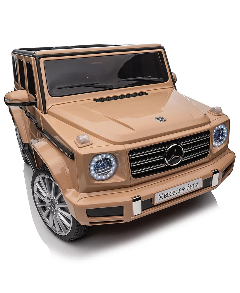 Simplie Fun Licensed Mercedes-Benz G500 Ride-On Car for Kids with Multi-Speed Control and Safety Features