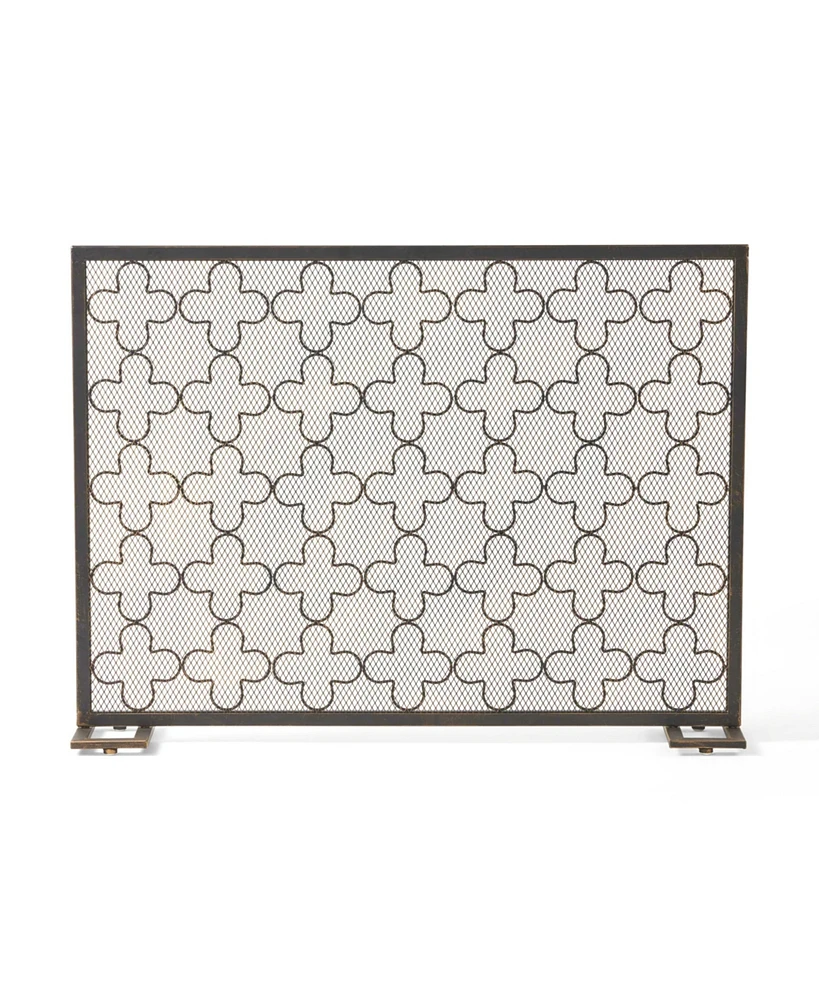 Streamdale Furniture Sleek and Modern Single Panel Fireplace Screen Functional and Stylish