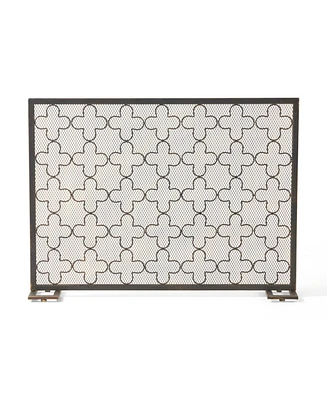 Simplie Fun Sleek and Modern Single Panel Fireplace Screen Functional and Stylish