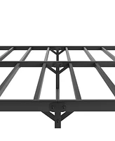 Streamdale Furniture Metal Platform Bed Frame With Headboard, Sturdy Metal Frame, No Box Spring Needed(Queen)