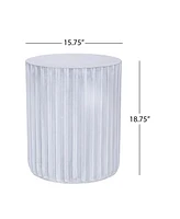 Lightweight Concrete Side Table Versatile, Durable, Modern Elegance