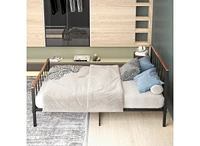 Metal Platform Bed Frame-No Box Spring Needed