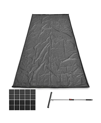 Yescom Garage Floor Mat Containment Mat for Suv Snow Mud Rain Compact Size 8'6"x20'