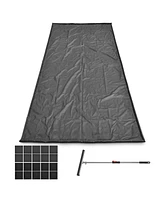 Yescom Garage Floor Mat Containment Mat for Suv Snow Mud Rain Compact Size 8'6"x20'