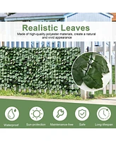 Slickblue 4 Pieces 118 x 39 Inch Artificial Ivy Privacy Fence Screen for Fence Decor