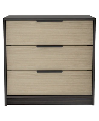 Simplie Fun Kaia 3 Drawers Dresser, Superior Top