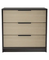 Simplie Fun Kaia 3 Drawers Dresser, Superior Top