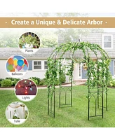 Slickblue 8.4 x 7 Feet Wide Birdcage Shape Garden Arbor