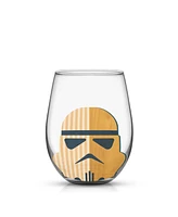 JoyJolt Star Wars Helmet Hues Stemless Drinking Glasses, Set of 4