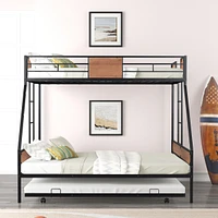 Streamdale Furniture Twin Over Full Bunk With Trundle