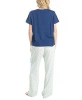 Ocean Pacific Women's Vibes T-shirt/Voile pant