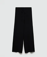 Mango Women's Straight Knitted Pants