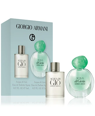 Armani 2-Pc. Acqua di Gio Eau de Toilette & Acqua di Gioia Eau de Parfum Gift Set