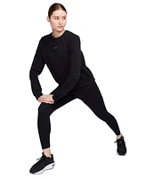 Nike Women's Dri-fit One Crewneck French Terry Sweatshirt
