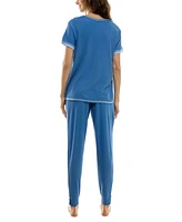 Roudelain Women's 2-Pc. Double-Sleeve Pajamas Set