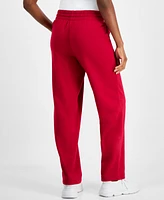 Id Ideology Women's High-Rise Straight-leg Fleece Sweatpants, Created for Macy's