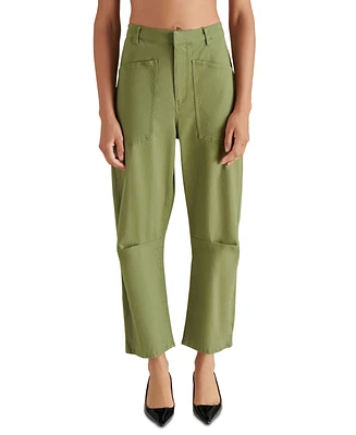 Steve Madden Women's Haniel Barrel-Leg Utility Pants