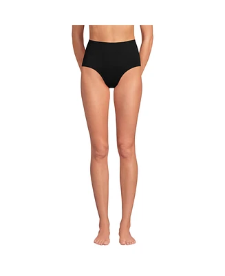 Lands' End Women's Sculpting Suit High Waisted Bikini Bottoms