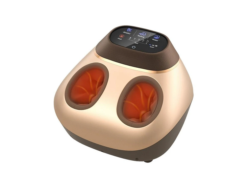 Slickblue Shiatsu Foot Massage Machine with Air Compression-Golden