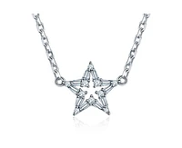 Hollywood Sensation Crystal Star Pendant Necklace