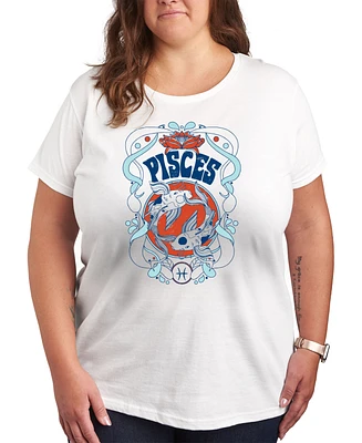 Hybrid Apparel Zodiac Pisces Plus Graphic T-Shirt